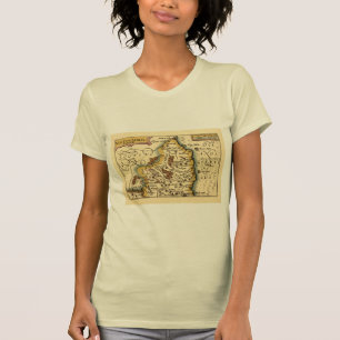 Northumberland County England Old Antiquarian Kart T Shirt
