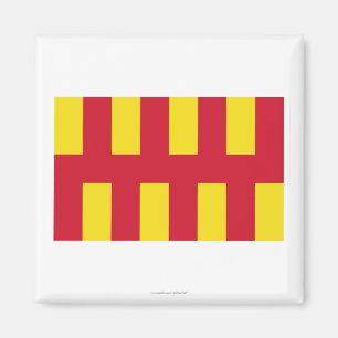 Northumberland flagga magnet