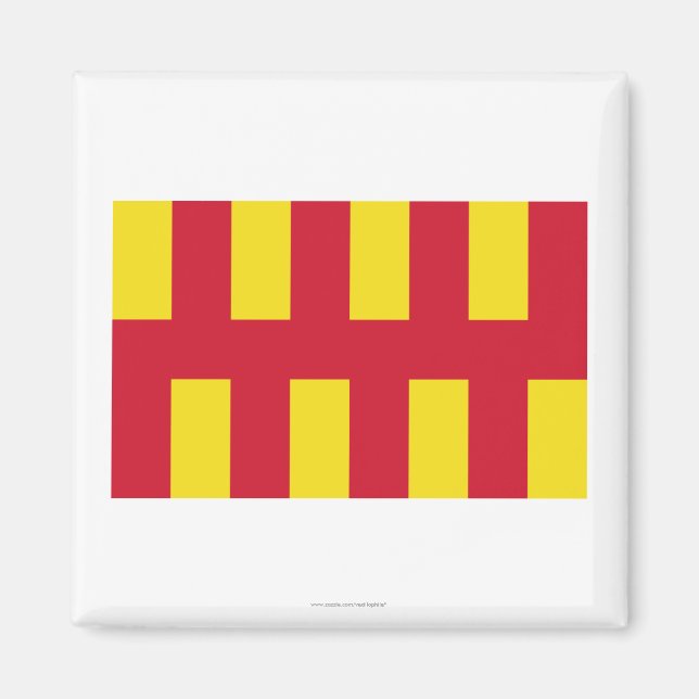 Northumberland Flagga Magnet (Framsidan)