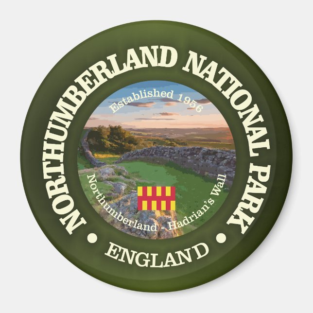 Northumberland National Park, England. Magnet (Framsidan)