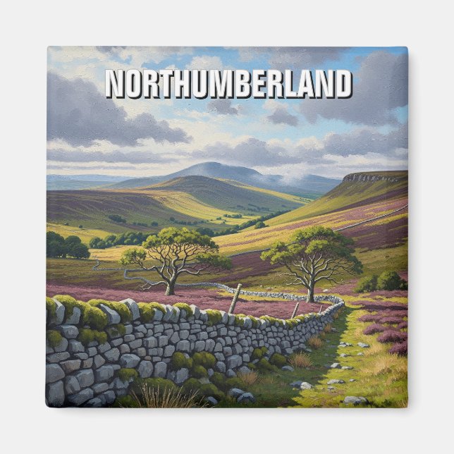 Northumberland nationalpark England Magnet (Framsidan)