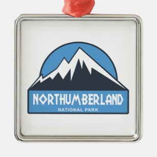 Northumberlands nationalpark julgransprydnad metall
