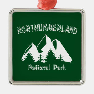 Northumberlands nationalpark julgransprydnad metall