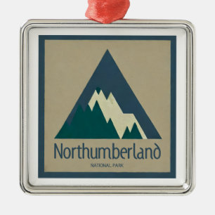 Northumberlands nationalpark Rustic Julgransprydnad Metall