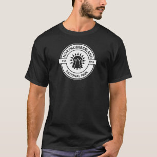 Northumberlands nationalpark Sol Träd T Shirt