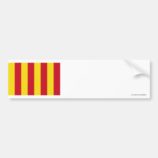 Northumbria flagga bildekal (Framsidan)