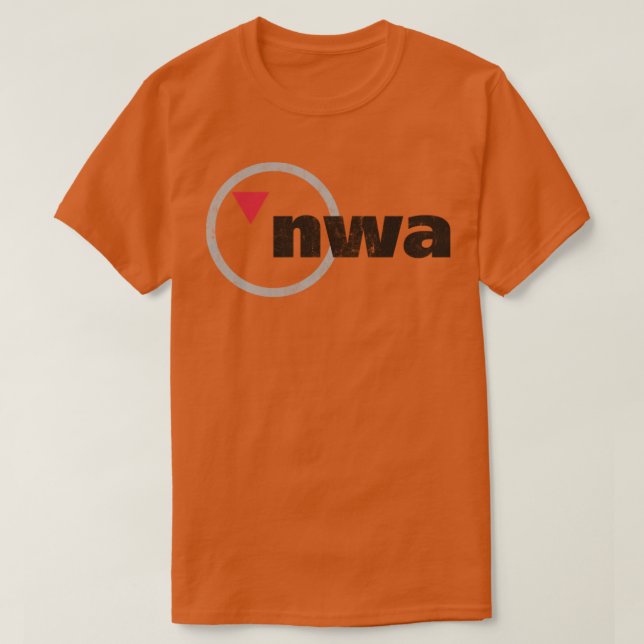 Northwest Airlink Airlines Logotyp T Shirt (Design framsida)