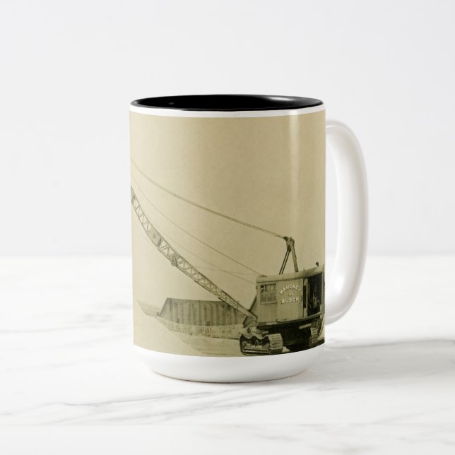 NORTHWEST ENGINEERING CRANE SHOVEL MUGG TIDIGT (Framsida höger)