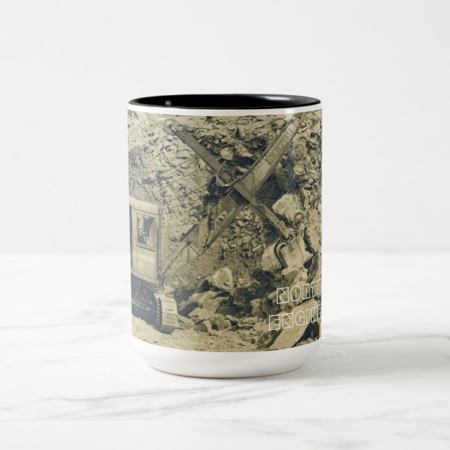 NORTHWEST ENGINEERING CRANE SHOVEL MUGG TIDIGT (Center)