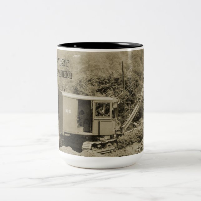 NORTHWEST ENGINEERING CRANE SHOVEL MUGG TIDIGT (Center)