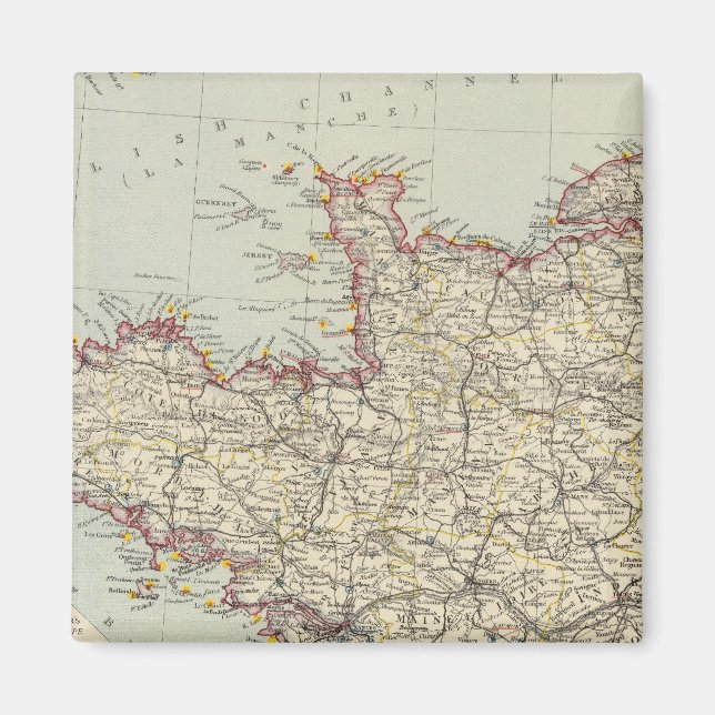 Northwest Frankrike 2 Magnet (Framsidan)