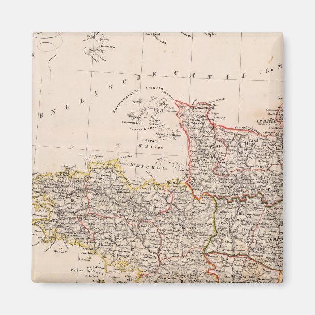 Northwest Frankrike Magnet (Framsidan)