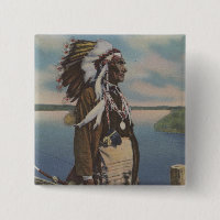 Northwest Indian Chief i Fullt Regalia