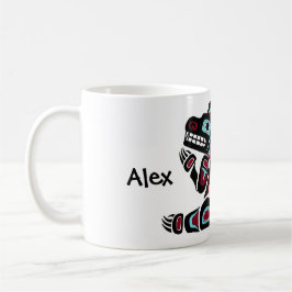 Northwest kustenbjörn för personlig kaffemugg