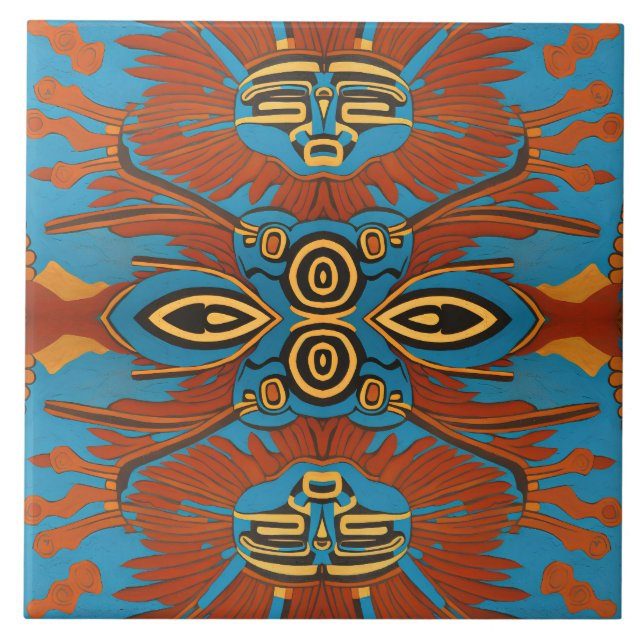 Northwest Native Kakelplatta (Framsidan)