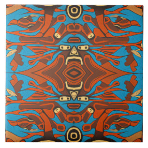 Northwest Native Stil Kakelplatta