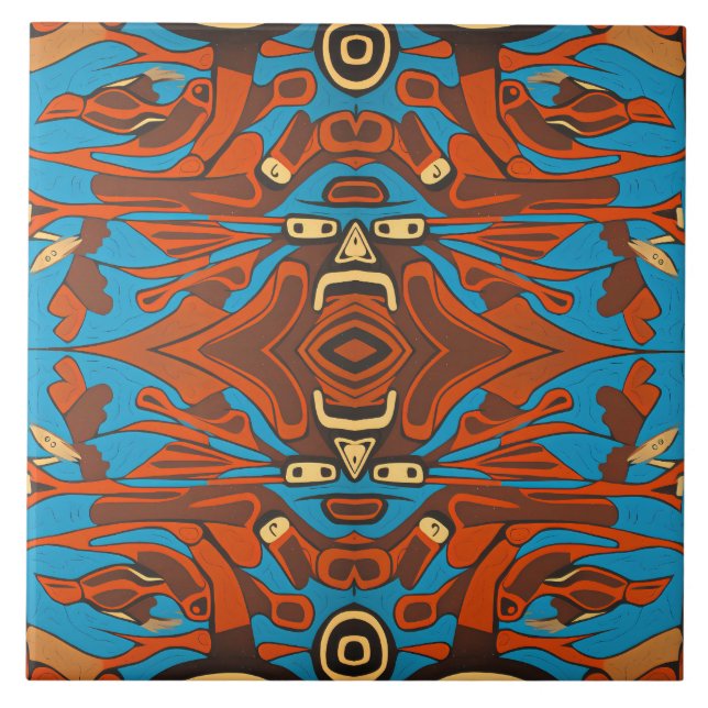 Northwest Native Stil Kakelplatta (Framsidan)