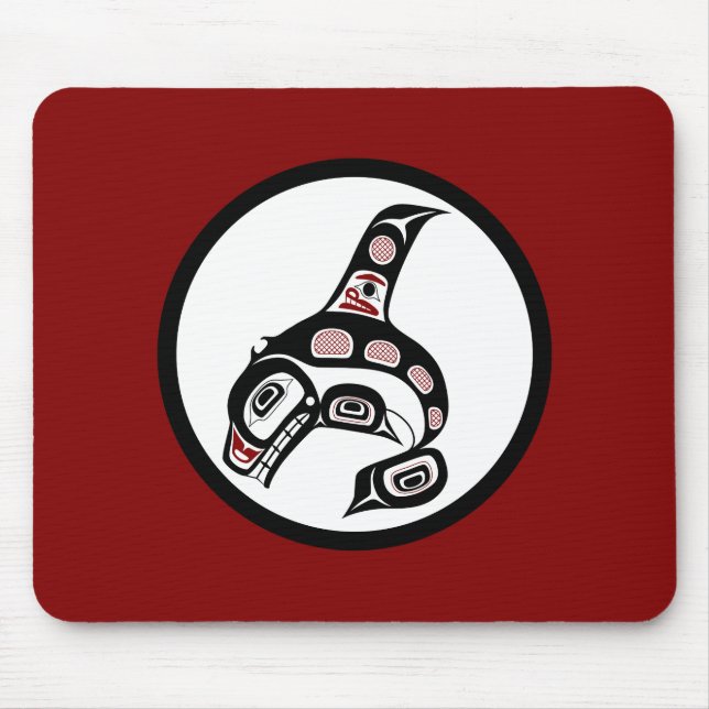 Northwest Pacific kusten Haida art Killer val Musmatta (Framsidan)