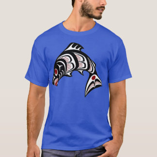 Northwest Pacific kusten Haida art Salmon T Shirt