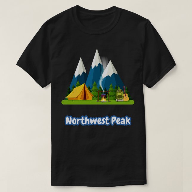 Northwest Peak T Shirt (Design framsida)