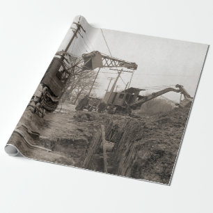Northwest Shovel Co. Grönt Bay Tidigt Construction Presentpapper