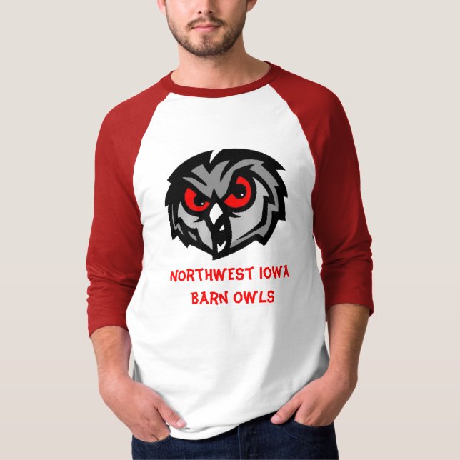 Northwest skjorta för Iowa ladugårdugglor Tee Shirt (Framsida)
