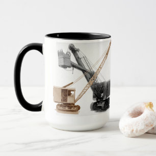 Northwest skyffel- och kranvintageutrustning mugg