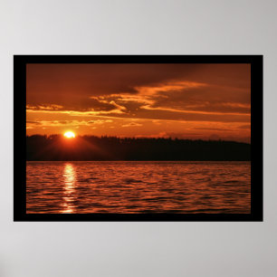 Northwest solnedgång poster