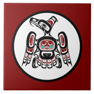 Northwest StillahavskustenKaigani Thunderbird Kakelplatta