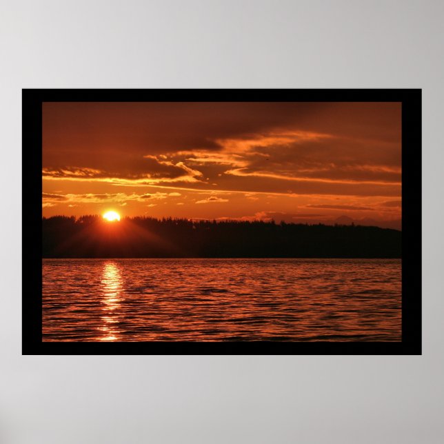 Northwest Sunset Poster (Framsidan)