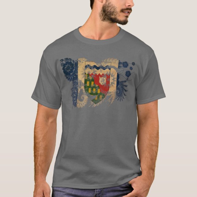 Northwest Territories flagga Tee (Framsida)