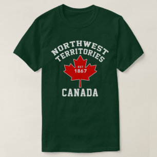 Northwest Territories flaggaKanada Est.1870 T Shirt