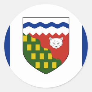 Northwest Territories, Kanada Runt Klistermärke