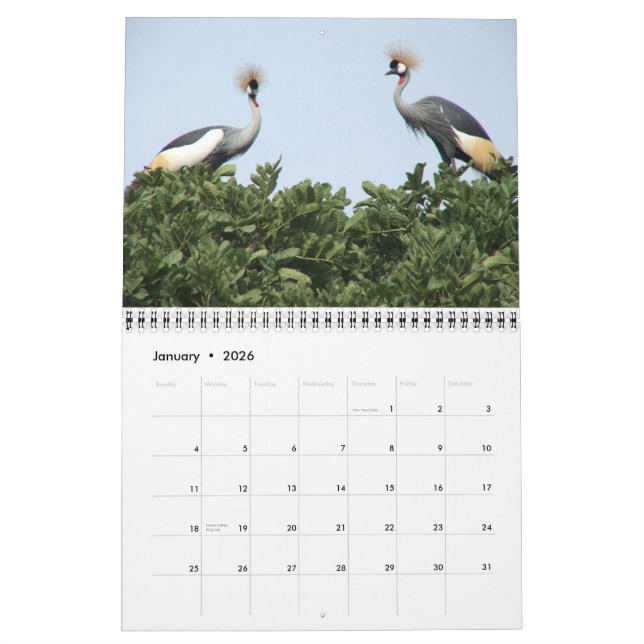 Northwest Uganda Kalender (Jan 2026)