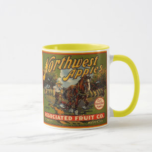 NORTHWESTEN FÖR MUGG~-VINTAGE BRÄNNMÄRKER DEN MUGG