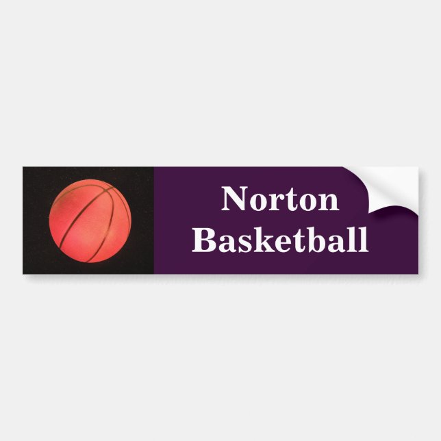 Norton basketbildekal bildekal (Framsidan)