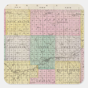 Norton County, Kansas Fyrkantigt Klistermärke
