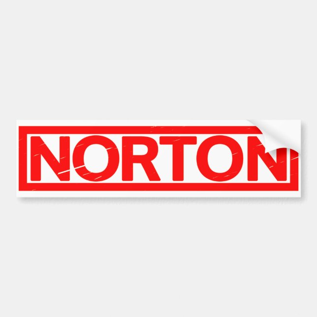 Norton Frimärke Bildekal (Framsidan)