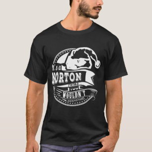 Norton- Hatt Jul Personligt Namn T Shirt