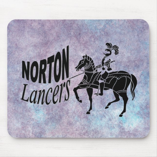 Norton Lancers Mousepad Musmatta (Framsidan)