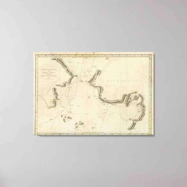 Norton Ljud, Bherings Strait, Alaska Canvastryck (Framsida)