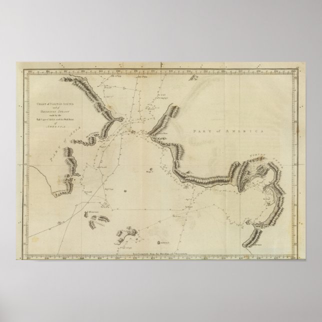 Norton Ljud, Bherings Strait, Alaska Poster (Framsidan)