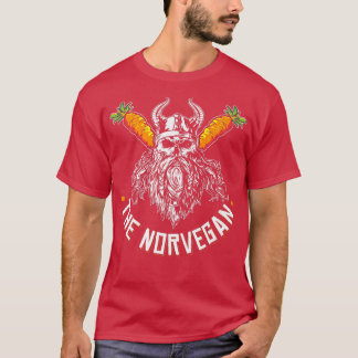 Norvegan, Vegan Viking Carrot Norsperar Vegetar T Shirt