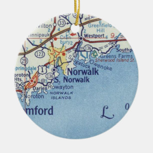 Norwalds CT-Vintage Karta Julgransprydnad Keramik