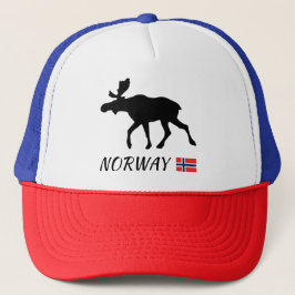 Norway Elk and Flag Keps