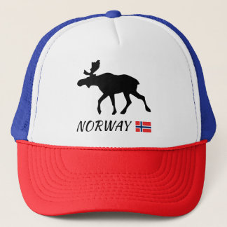 Norway Elk and Flag Keps