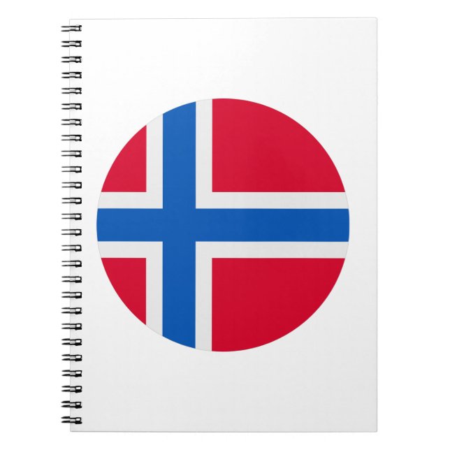 Norway Flag Anteckningsbok (Framsidan)