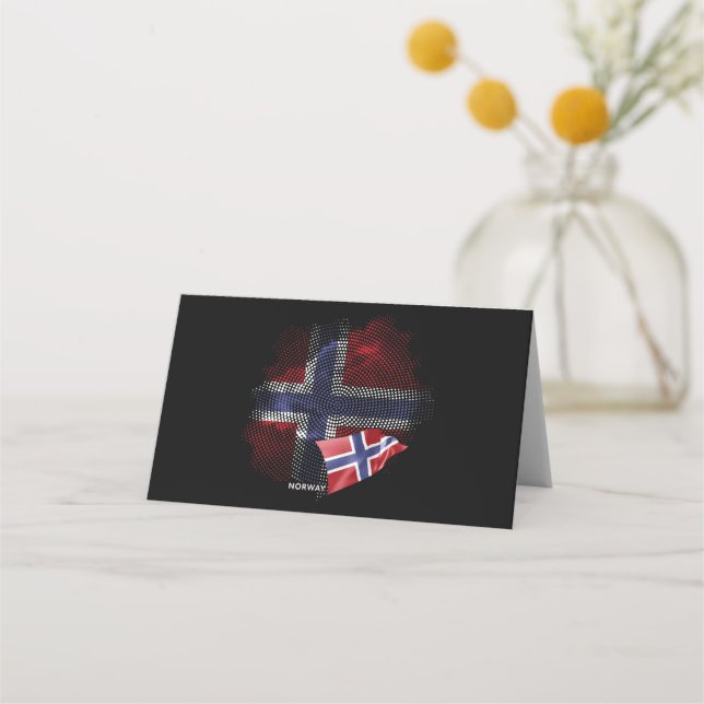 Norway flag placeringskort (Framsida)