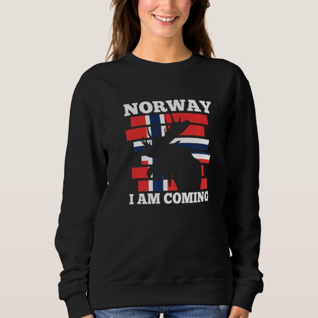 Norway i am coming Fjorde Norway   T Shirt (Framsida)