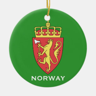 NORWAY*-julprydnad Julgransprydnad Keramik